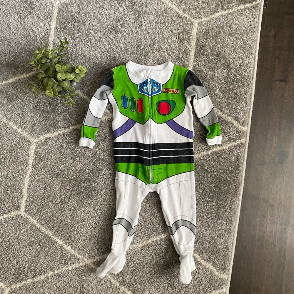 Disney Buzz Lightyear Footie Pajamas